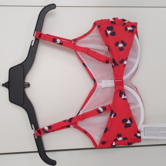 Freya Adjustable Underwire Bikini Top. Red. Multiple Sizes Available - Picture 3 of 6